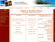 Tablet Screenshot of island-safari.com